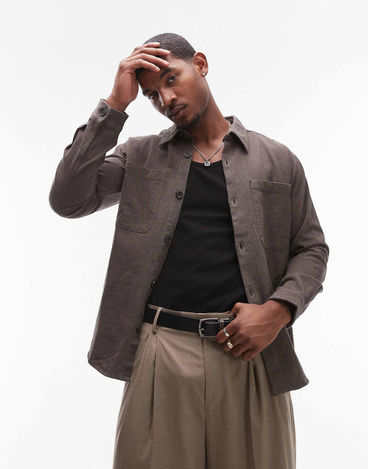 Oversized Shirt With Pockets