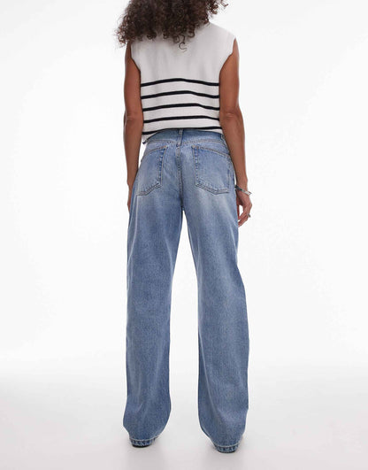 Petite Kort High Rise Straight Jean