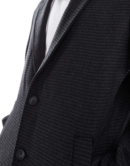 Wool Mix Long Overcoat