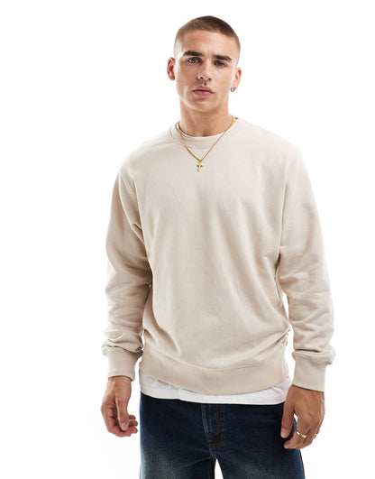 Oversized Crew Neck Sweatshirt