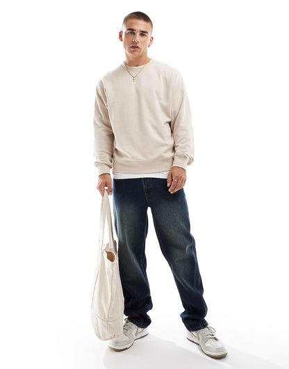 Oversized Crew Neck Sweatshirt