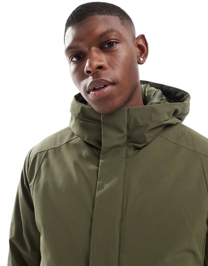Technical Parka With Padded Lining