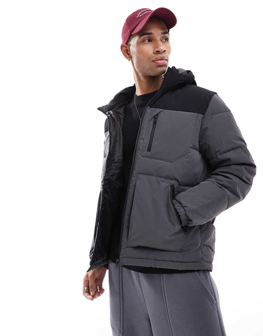 Colourblock Puffer Jacket