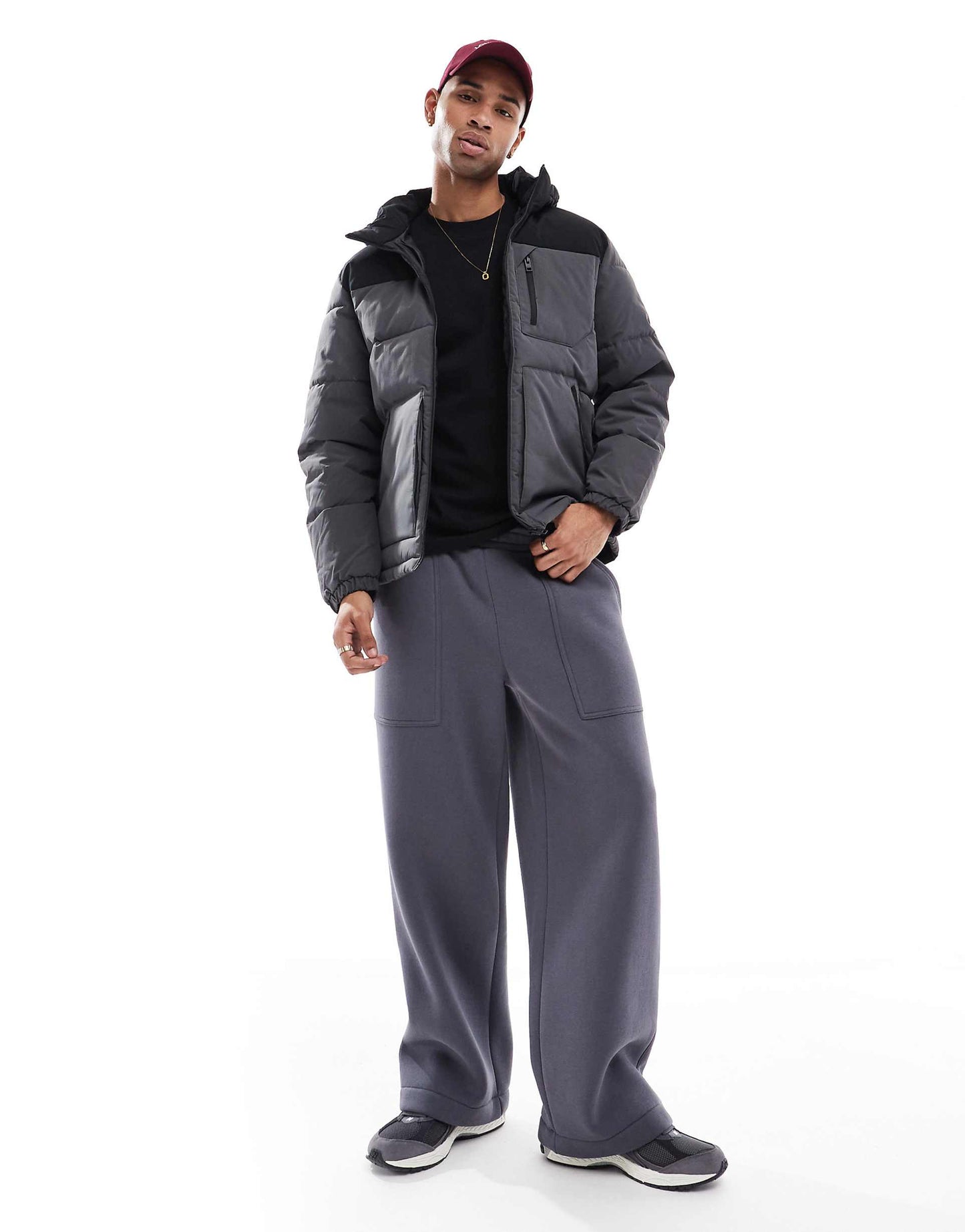 Colourblock Puffer Jacket