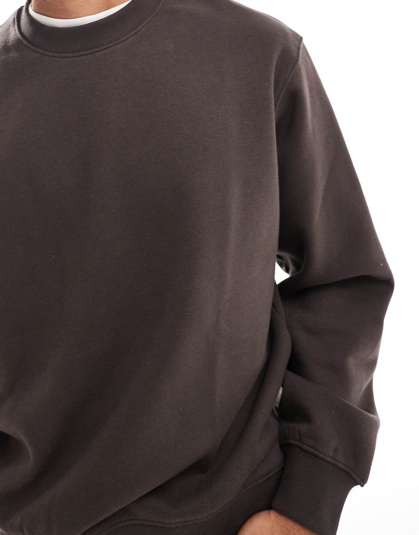 Premium Oversized 400Gsm Heavyweight Crew Neck Sweatshirt