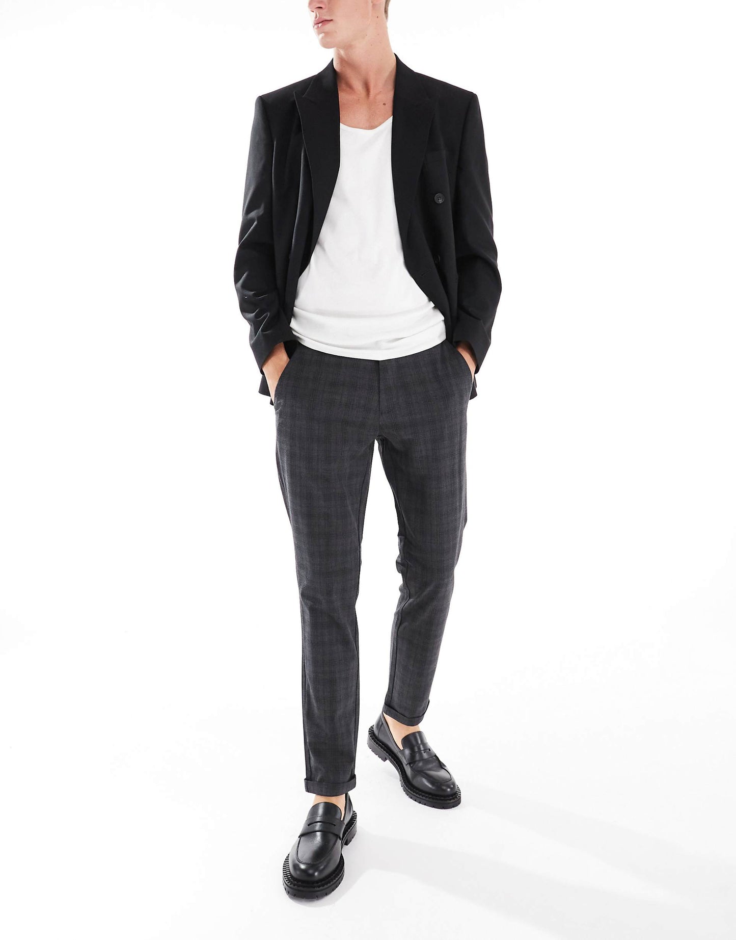 Check Smart Trouser