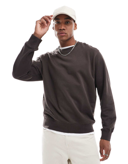 Oversized Crew Neck Sweatshirt