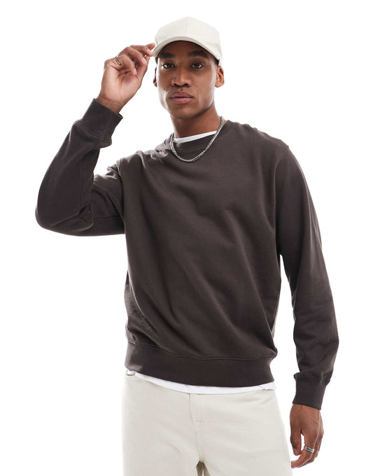 Oversized Crew Neck Sweatshirt