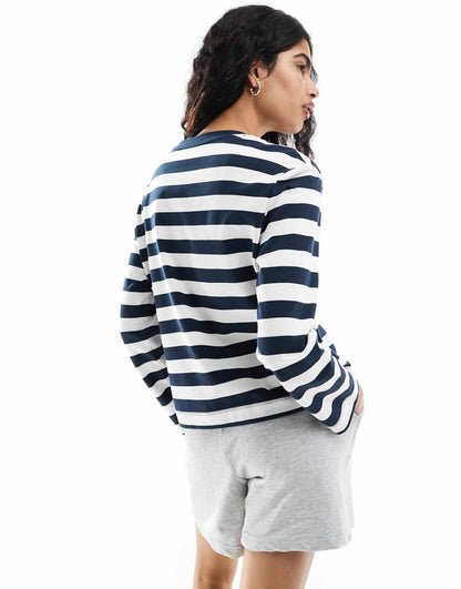 Femme Boxy Long Sleeve T-Shirt