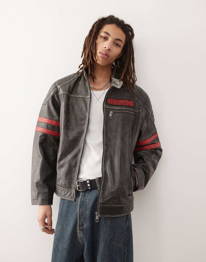 Real Leather Motor Jacket