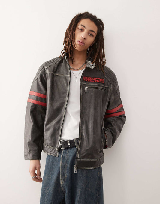 Real Leather Motor Jacket
