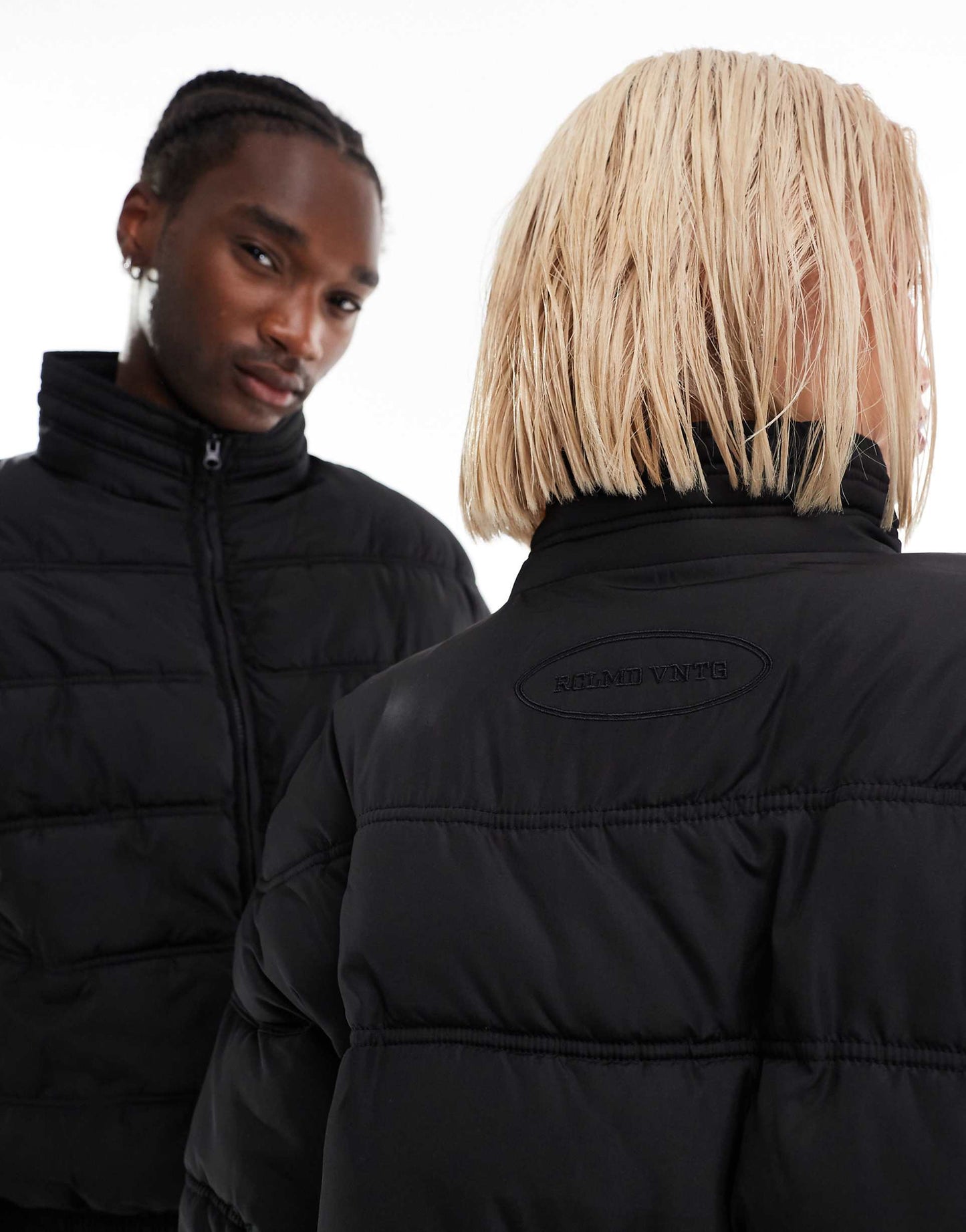 Unisex Zip Through Puffer Jacket