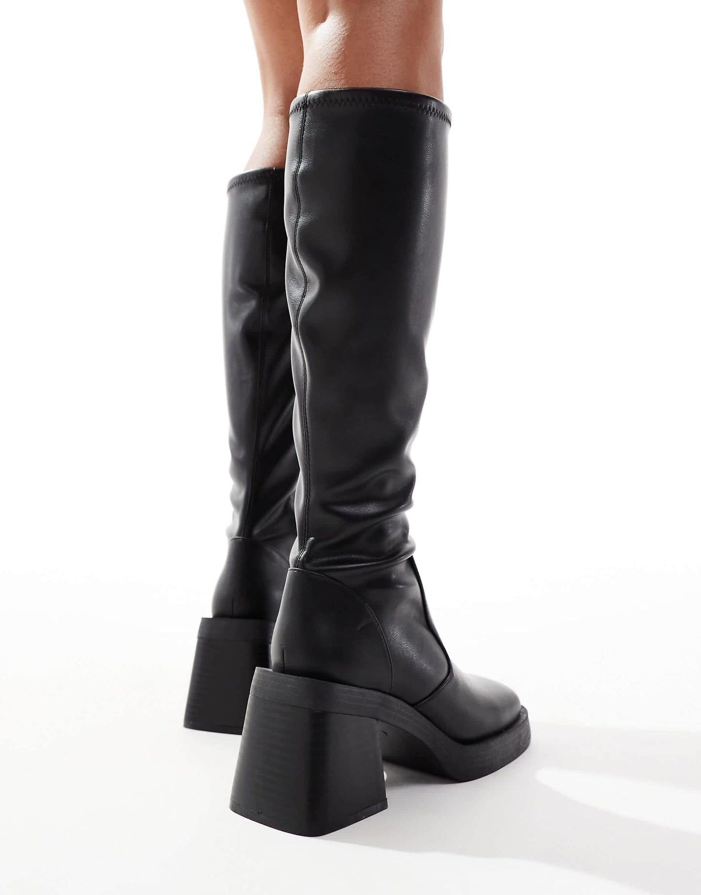 Wide Fit Charlotte Heeled Knee Boots