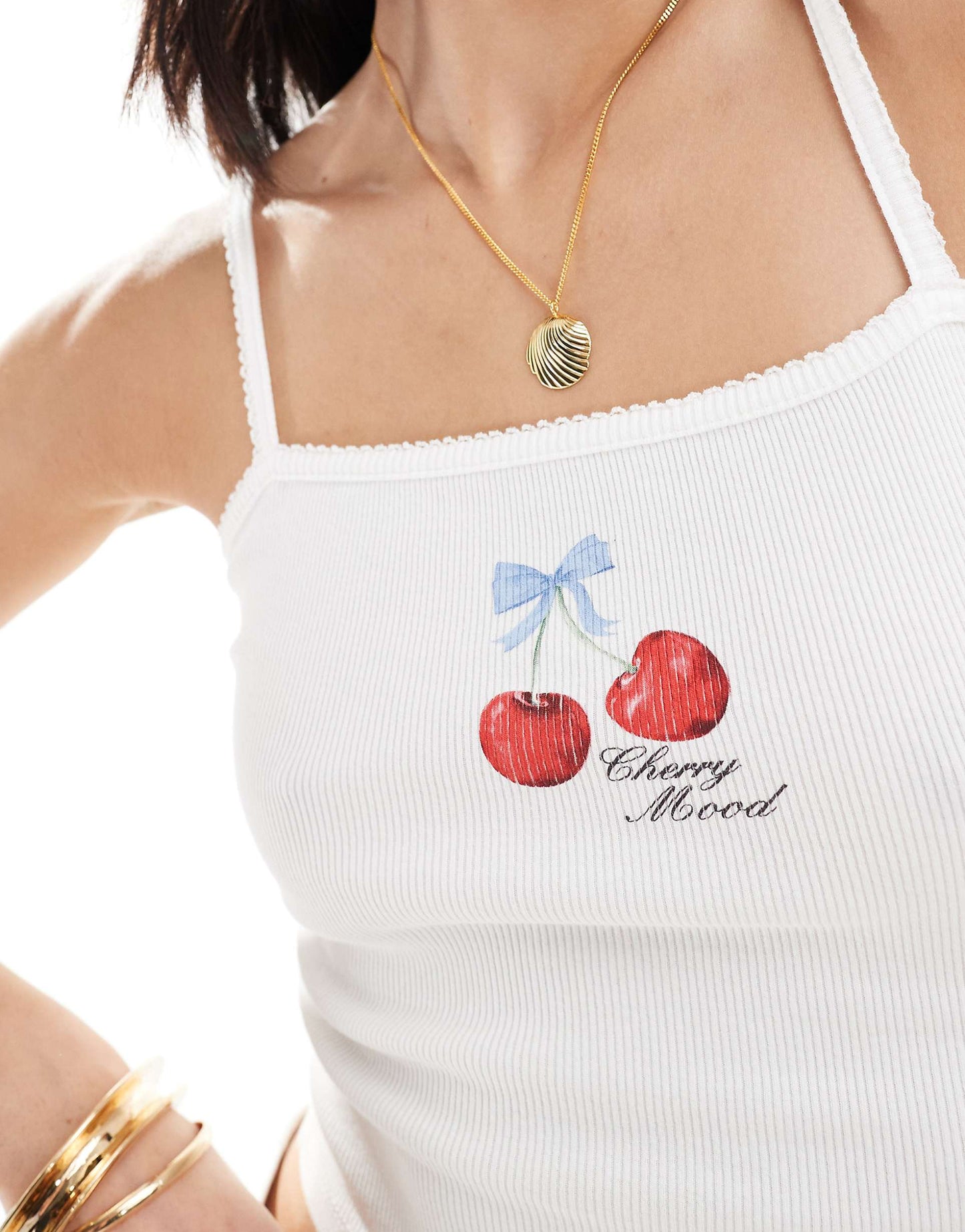 Cherry Graphic Cami