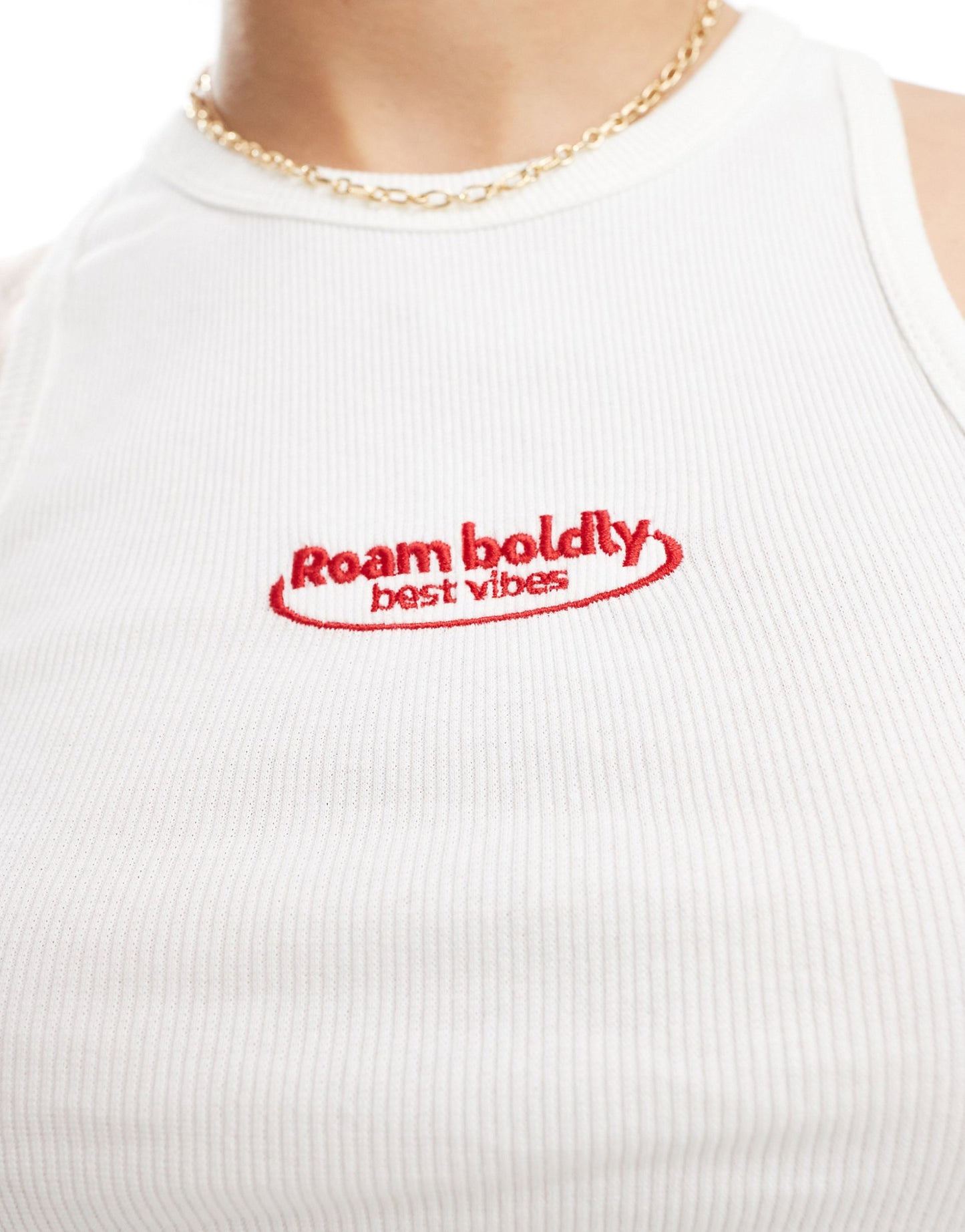 'Dream' Graphic Racer Vest