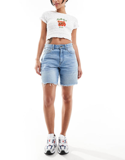 Relaxed Denim Short