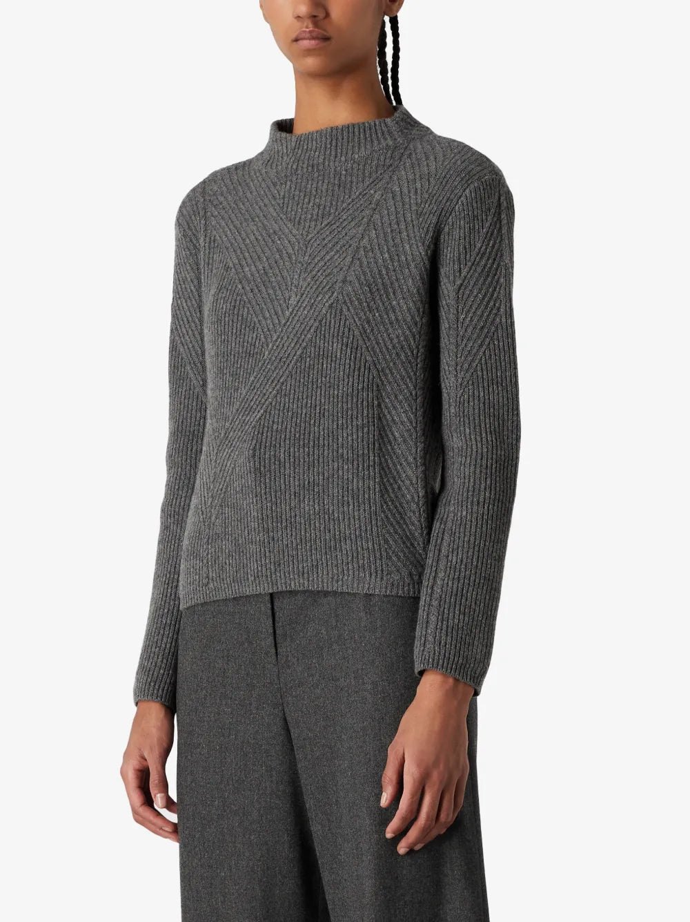 Ribbed-Knit Wool-Blend Jumper