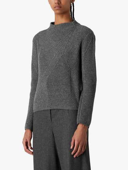 Ribbed-Knit Wool-Blend Jumper