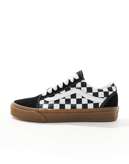 Old Skool Trainers With Oversized Laces