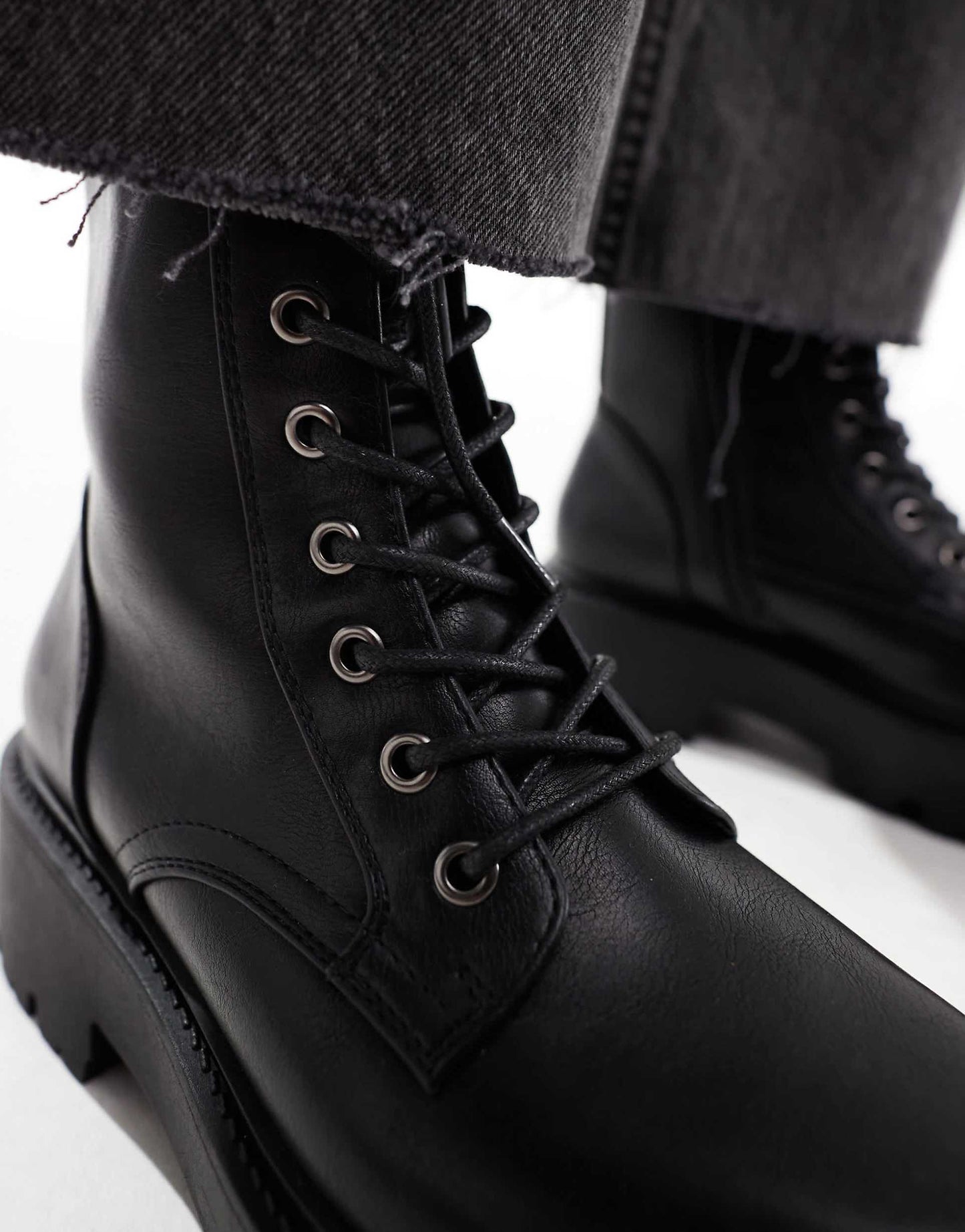 Adventure Chunky Lace Up Boots
