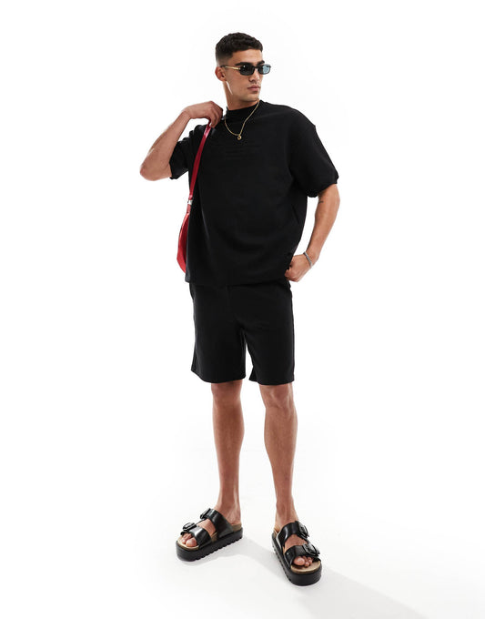 Embossed Co-Ord Short