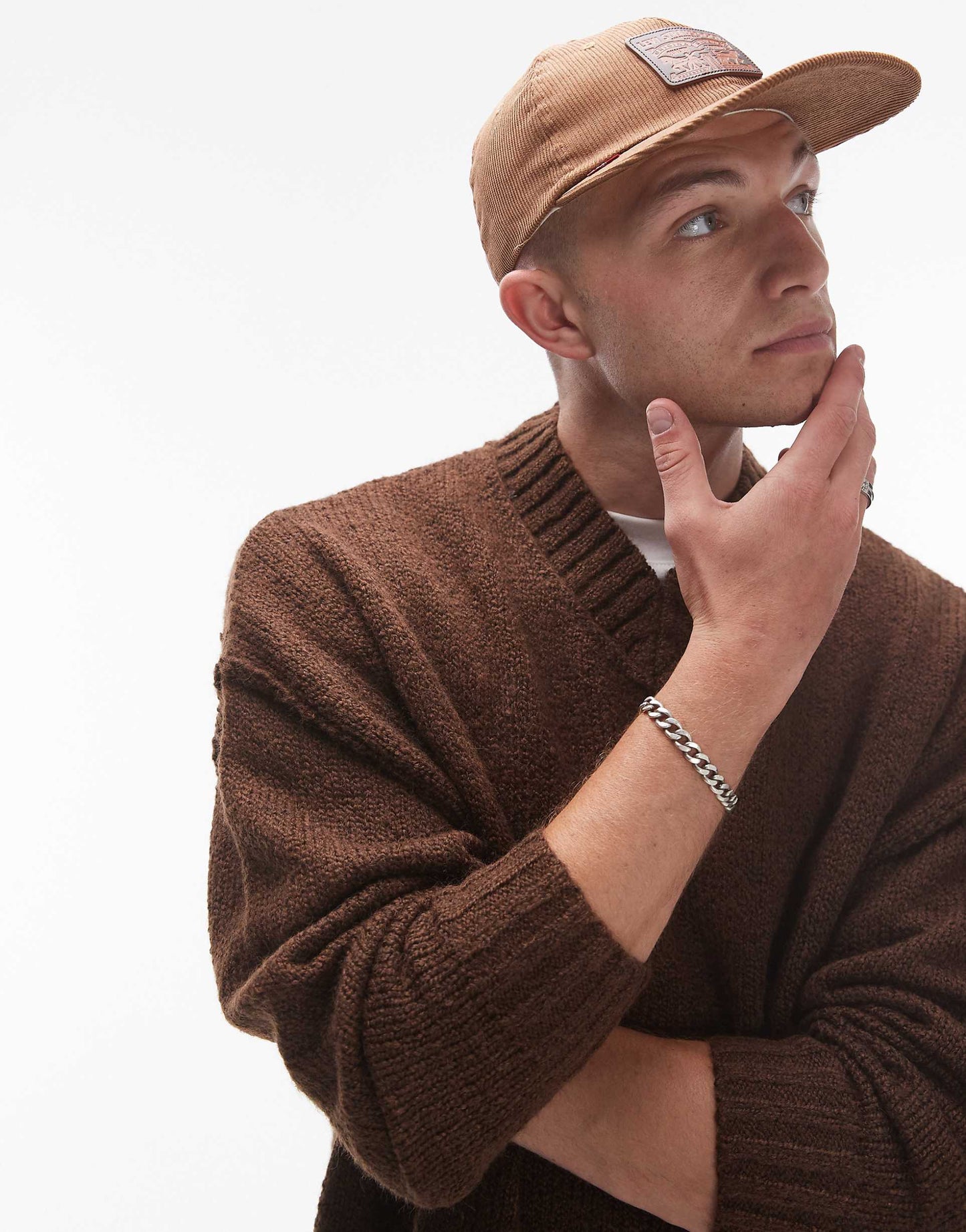 Oversized V Neck Jumper