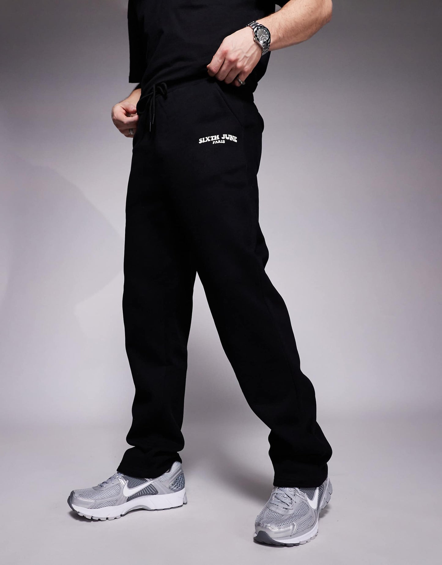 Printed Motif Straight Leg Jogger
