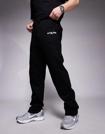 Printed Motif Straight Leg Jogger