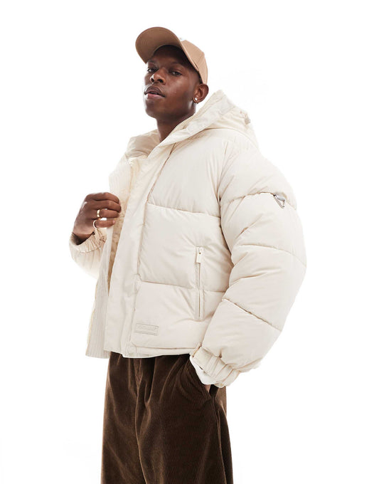 Irridscent Logo Detail Puffer Jacket