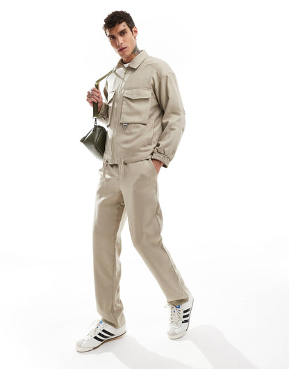 Front Pocket Logo Detail Jacket Co-Ord