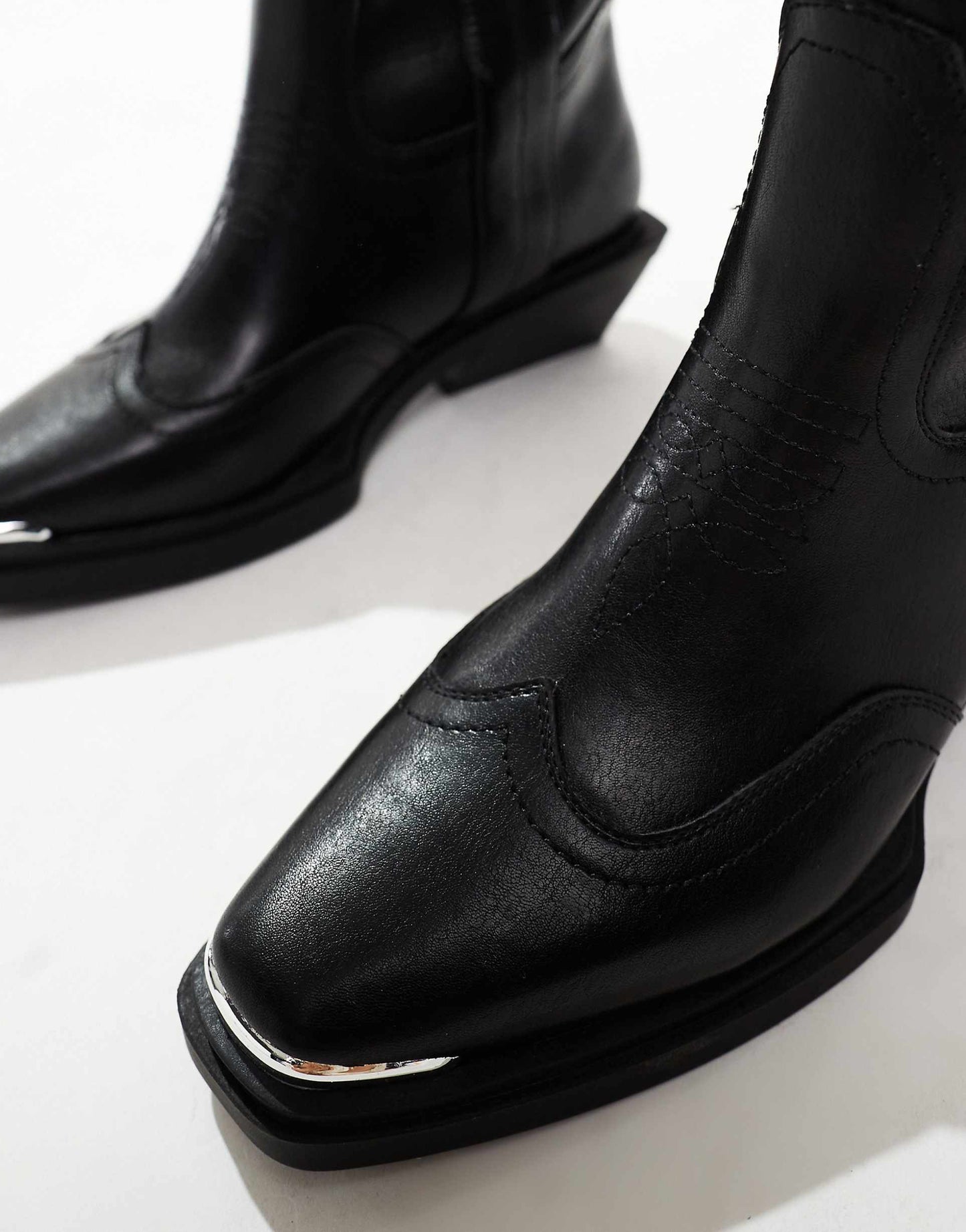 Celeste Flat Western Knee Boots