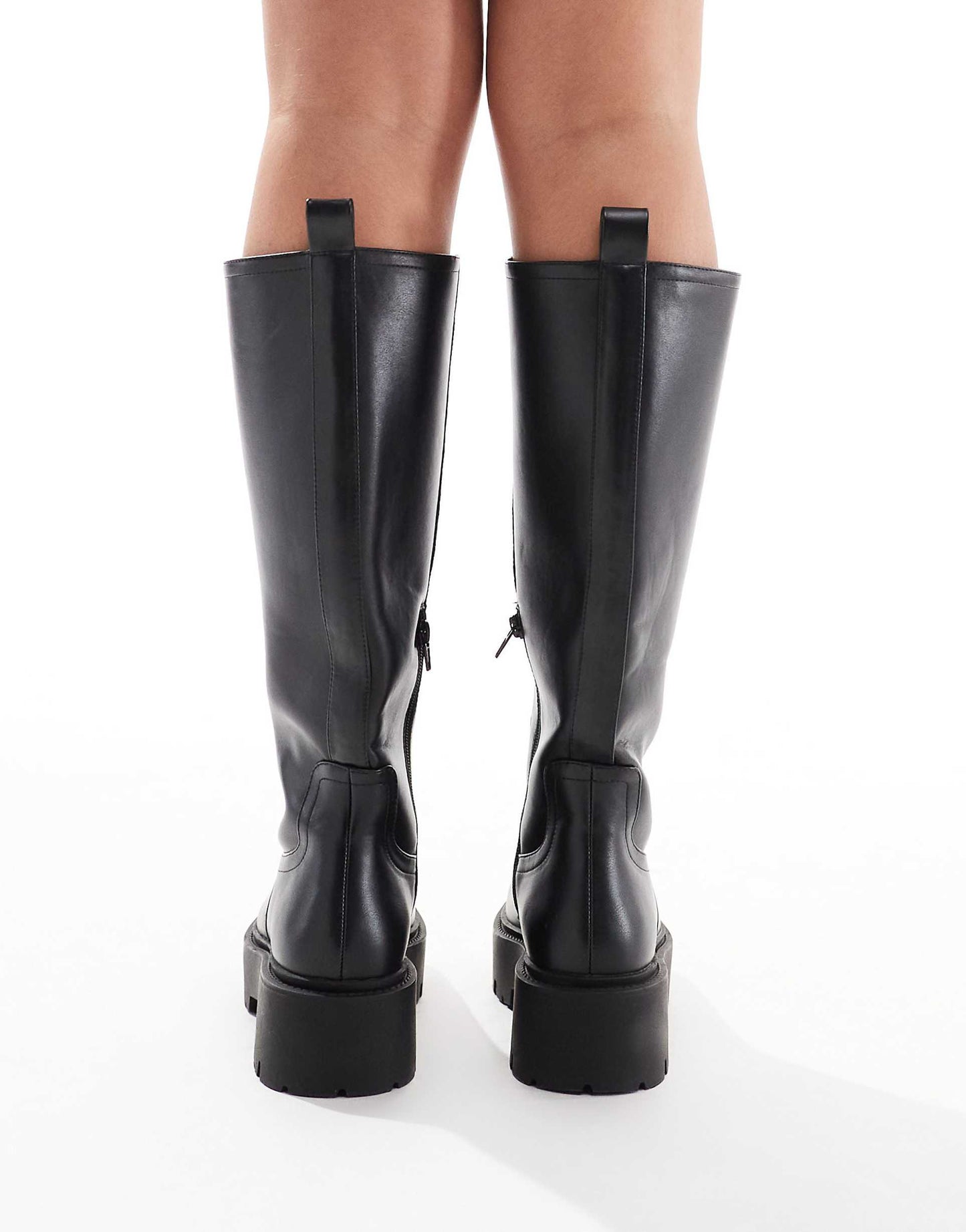 Wide Fit Carmen Chunky Flat Knee Boots