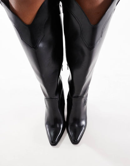 Curve Claudia Western Knee Boots