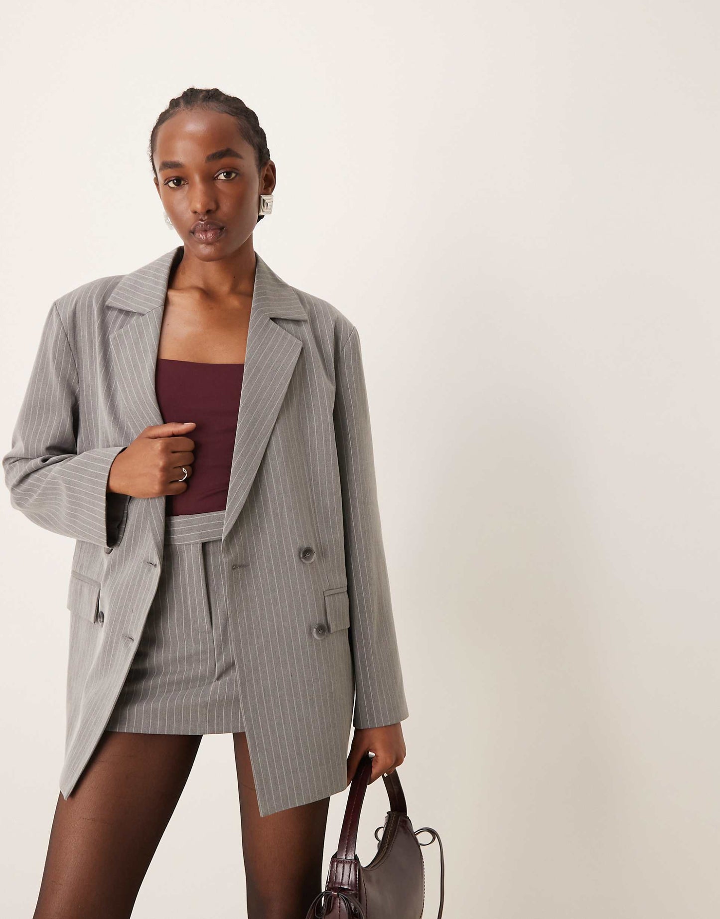Slouchy Oversized Double Breasted Blazer