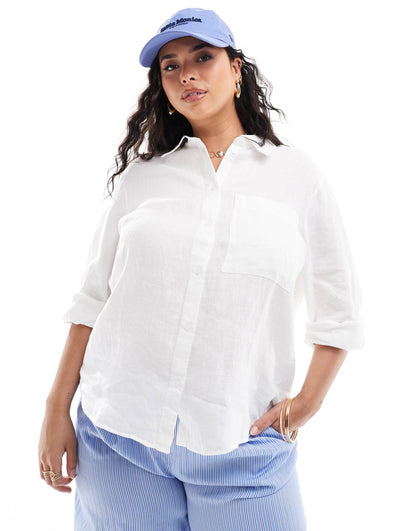 Curve Linen Shirt