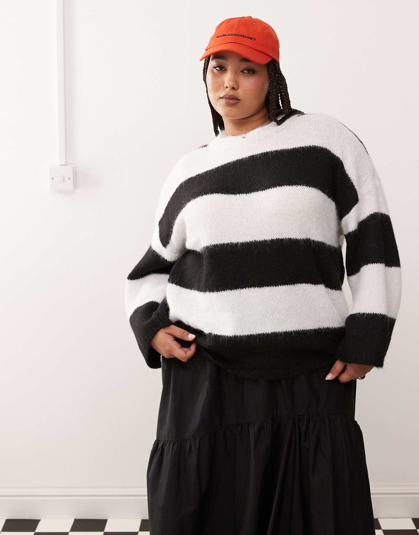 Curve Oversize Texture Jumper