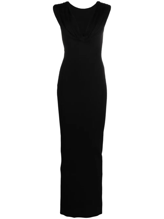 Kleid Cowl-Neck Maxi Dress