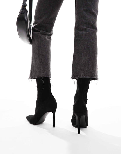 Evie High-Heeled Sock Boots