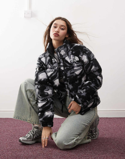 Retro Nuptse Polar Fleece Puffer Jacket