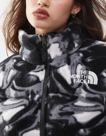 Retro Nuptse Polar Fleece Puffer Jacket