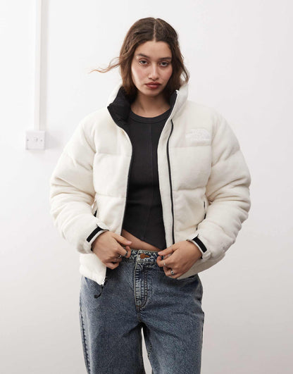 Retro Nuptse Polar Fleece Puffer Jacket