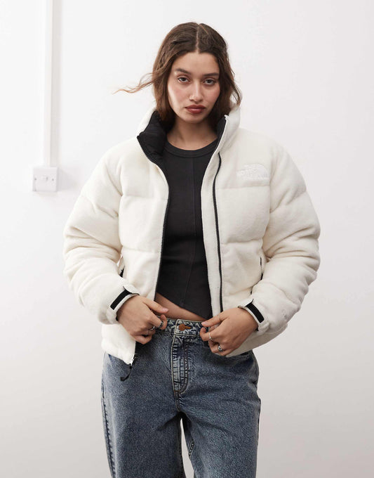 Retro Nuptse Polar Fleece Puffer Jacket
