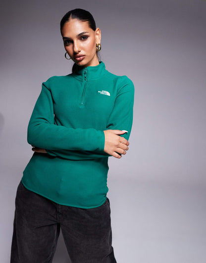 Glacier Quarter Zip Logo Fleece