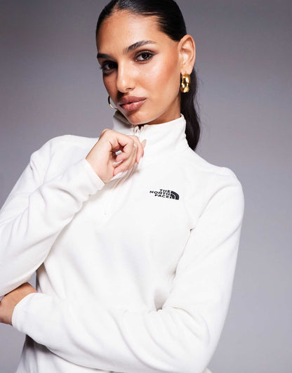 Glacier Quarter Zip Logo Fleece