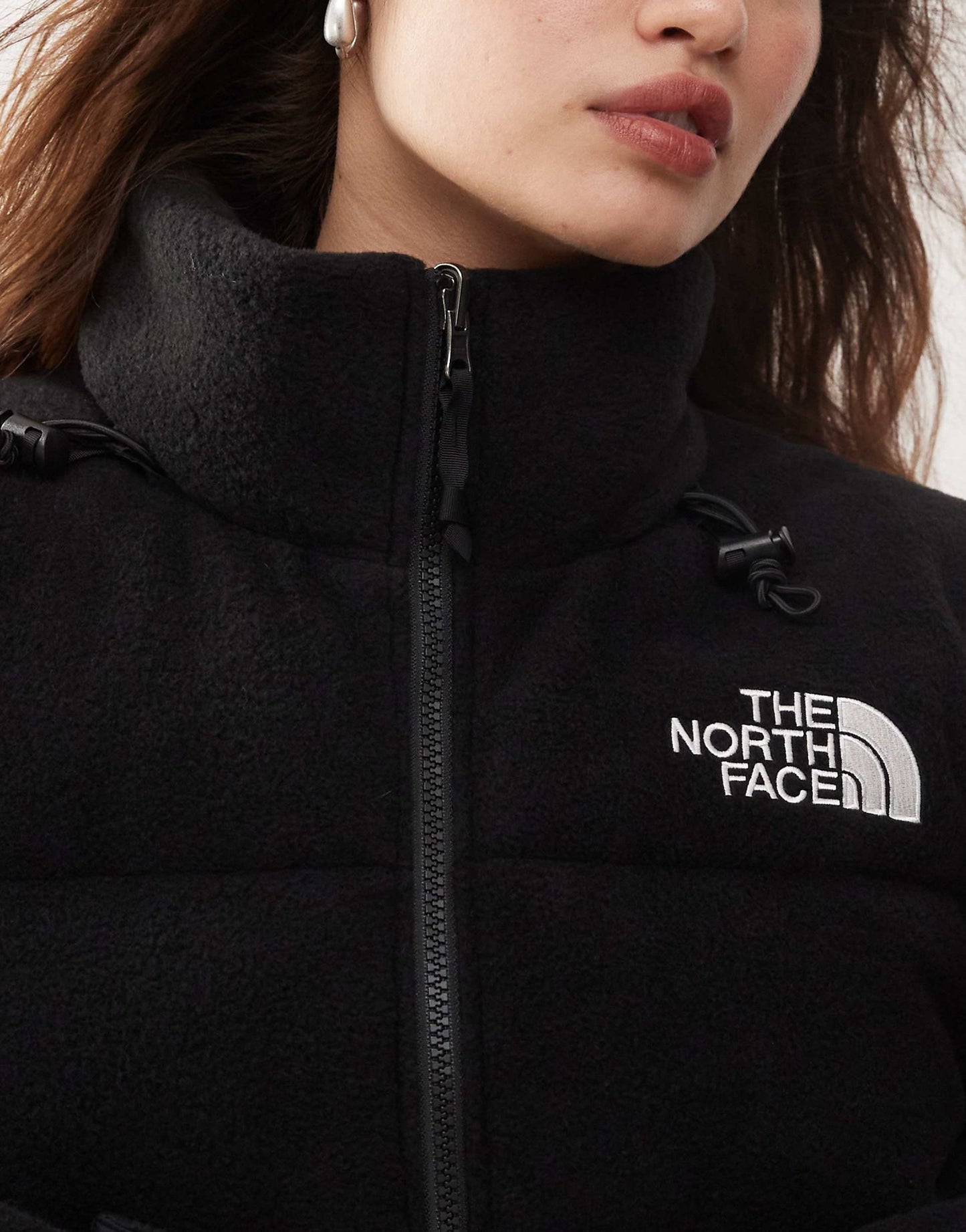 Retro Nuptse Polar Fleece Puffer Jacket