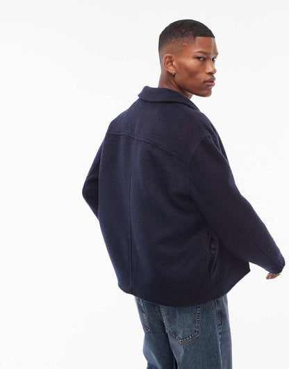 Wool Look Shacket