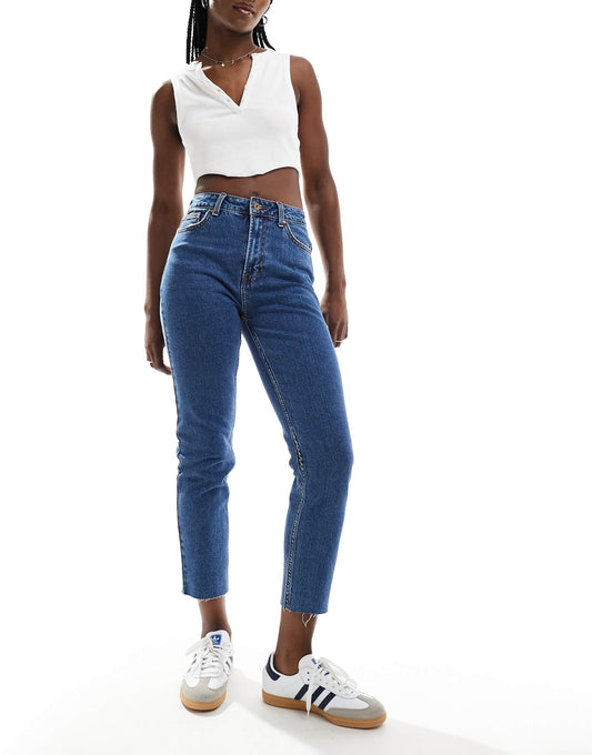 Emily High Waist Straight Jeans