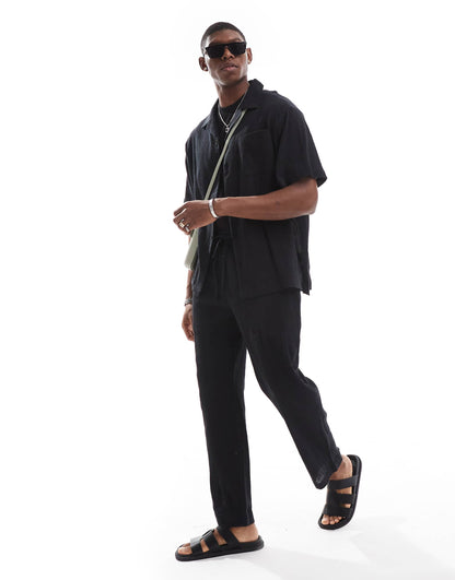 Textured Beach Trouser Co-Ord