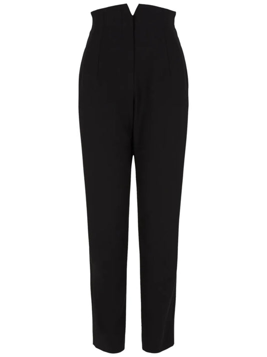 High-Waist Virgin Wool Trousers
