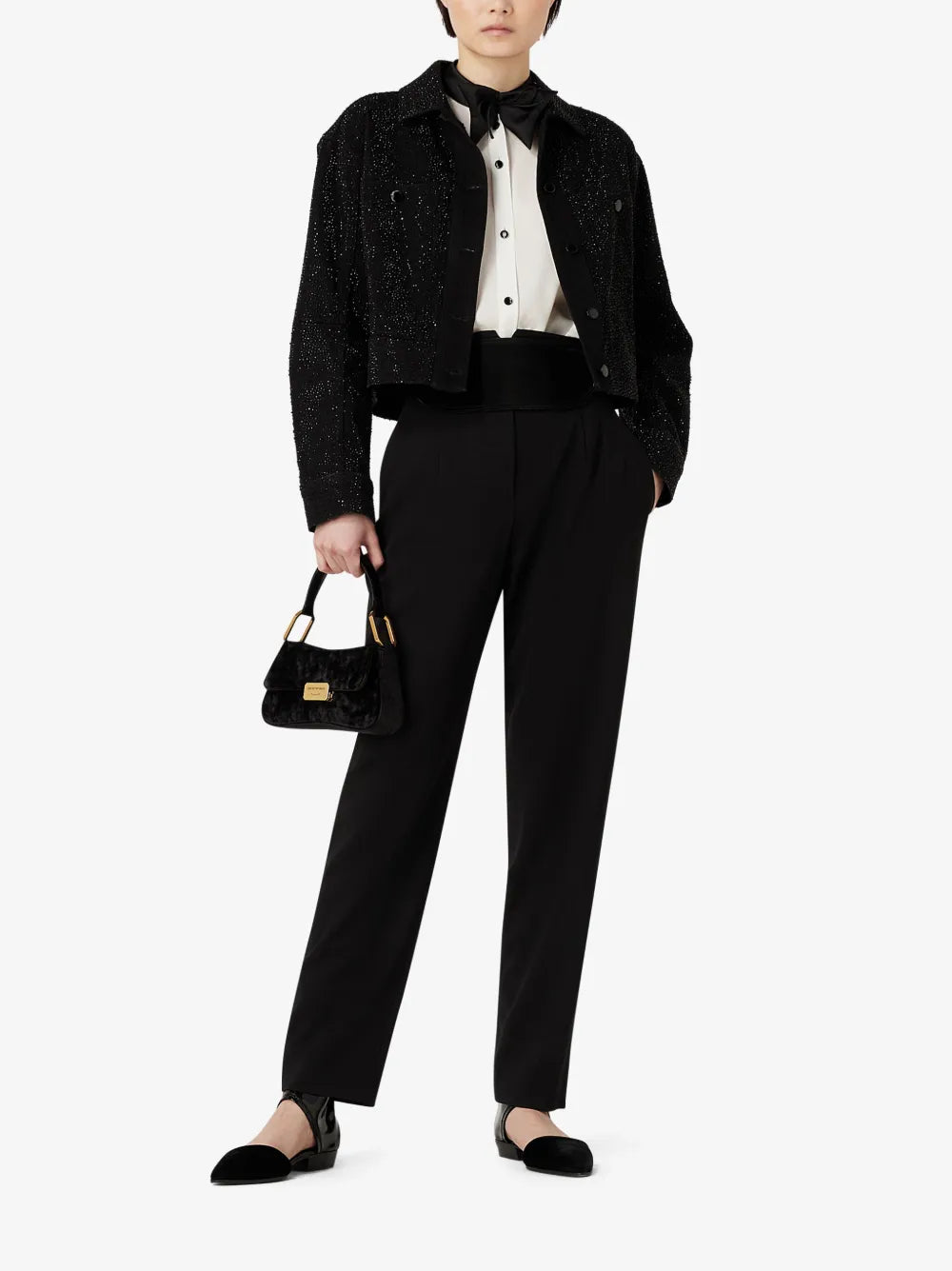 High-Waist Virgin Wool Trousers